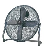 Elements Fan High Velocity Floor 45CM Black