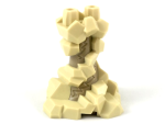 Parts Lower Body Swirling Rocks Over Dark Tan Cone With Zigzag Lightning Indentations Pattern 28376PB02