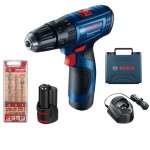 Bosch Cordless Impact Drill Gsb 120-LI & Alpen Masonry Drill Bits 3PIECE