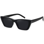 Wowsun Narrow Small Vintage Polarized Cat Eye Sunglasses For Women
