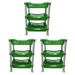 Smte-spacemax: 3-TIER Organizer Rack Set Of 3 Green With Keychain