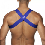 Pump Chest Strap Blue Crossback