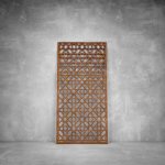 Wall Art D135 - 2000 X 1000 X 20 Indoor Matt Black Warm White