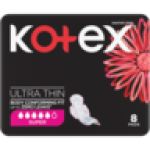Kotex Ultra Total Confidence 3-IN-1 Super Sanitary Pads With Wings 8 Pack