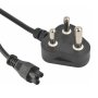 MicroWorld Std Clover Power Cable 1 1.5M Black