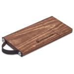 Small Team Time Wooden Tray With Leather Strap