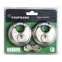 Kaufmann Padlock Discus 70MM S/steel 2PACK