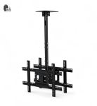 Double Panel Space Saving 32-65 Ceiling Tv Bracket + Strip Light