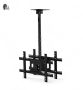 Double Panel Space Saving 32-65 Ceiling Tv Bracket + Strip Light