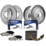 Detroit Axle - 8PC Brake Kit For 2009 2010 2011 2012 2013 Chevy Silverado Gmc Sierra 1500 12.99" Inch Front Disc Brake Rotors Ce