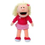 Girl Moving Mouth Hand Puppet