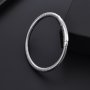 Stainless Steel Snake Chain Elastic Adjustable Bracelet Fashion Silvery Bangle For Men