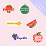 Fruit Merit Labels - English