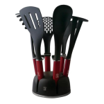 Berlinger Haus 7 Piece Nylon Kitchen Utensil Set - Moonlight Gray