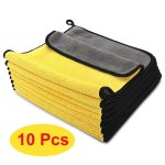3 5 10 Pcs Extra Soft Car Wash Microfiber Towel Car Cleaning Drying Cloth Home Kitchen Rag Dishwashing Towel 30 30CM 11.8 11.8 I