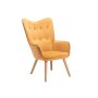 Vividitto - Rosie Velvet Chair - Mustard