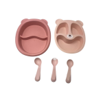 Children's Anti-bacterial Bpa-free Feeding Set MY-664 Pink