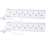 Wacom Waco - 12 Way Multiplug With Shutters - Pack Of 2
