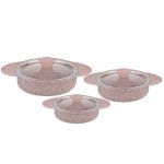 6PC Egg Pan Set - Pink