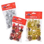 Bulk Pack X 5 Xmas Tree Decor Ball Polished 32PIECE 25MM