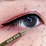 0.01MM Ultra Slender Liquid Eyeliner Pen Extra Slim Eyebrows Pen Waterproof Professional Sweat Proof Liquid Eye Brow Pencil Long