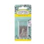 Pins - Straight - Flat-head - Metal - Silver - 20G - 10 Pack