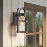 Belle Reve Outdoor Lantern Light With Speckled Glass