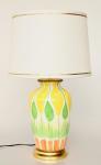 Yellow Green & Orange Lampbase With Shade – 68X40CM