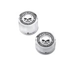 Willie G Skull Rear Axle Nut Covers