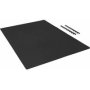 Floor Mat Set - 6 Mats 12 Edges Black