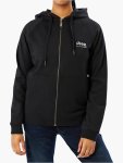 Jeep Womens Zip Through Hoodie In Black - Black 3XL