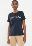 Tommy Hilfiger Reg Hilfiger Varsity Emb Crew Neck Short Sleeve - Desert Sky