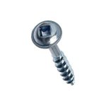 Kreg Zinc Pocket Hole Screws 32 Mm 1.25& 7 Fine Thread Mx Loc 100 Pieces