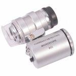 60X LED Light Microscope Loupe With Currency Detecting