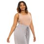 Plus Size Basic Fitted Vest - Tan