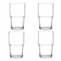 Tumbler Hiball 4 Piece Set 470ML Glass - Hill
