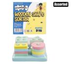 Edu Wood Shape Sorter 11.7×2.5CM
