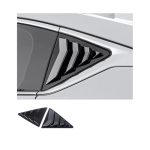 2PCS Car Rear Window Shutter Cover Trim Compatible For Cadillac CT5 Louver Side Vent Accessories Gloss Black