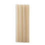 @home Dinner Candle Rustic 4 Pack Beige