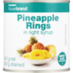 Pineapple Rings In Light Syrup 440G