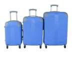 Smte 3-PIECE Travel 28-INCH Luggage Suitcase Set Stylis Blue With Keychain