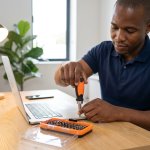 37 Piece Crv Precision Ratchet Screwdriver Bit Set