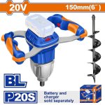 20V Brushless Cordless Earth Auger 150MM Solo Unit WQE15801