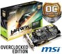 GEFORCE Msi Hawk Edition Twin Frozr Iv GTX 760 2GB Oc Graphics Card