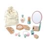 Wooden Pretend Makeup Set Girls Role Play Cosmetic Toy Kit