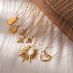Stylish And Sophisticated Stainless Steel Pendant Necklace