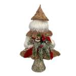 Goldair Gold And White Fur Christmas Tree 31CM