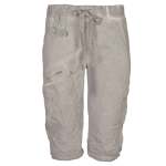 Overdyed Zip Detail Shorts - Grey L xl