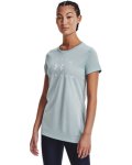 Women's Ua Tech Solid Logo Arch Short Sleeve - 478 LG