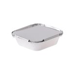 5 Piece Aluminium Foil Baking Pan Set Silver